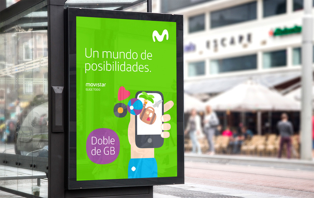 Movistar新品牌及VI設(shè)計(jì)_海報(bào)設(shè)計(jì)